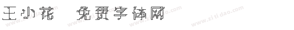 王小花字体转换
