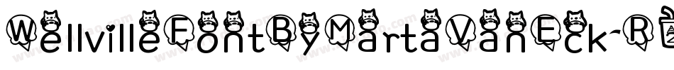 WellvilleFontByMartaVanEck-R2z3字体转换 WellvilleFontByMartaVanEck-R2z3字体转换