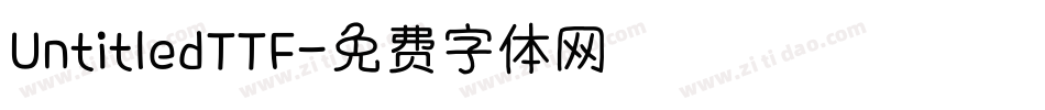 UntitledTTF字体转换