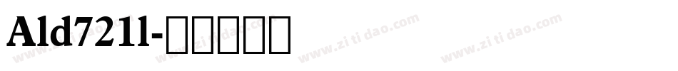 Ald721l字体转换