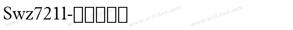 Swz721l字体转换