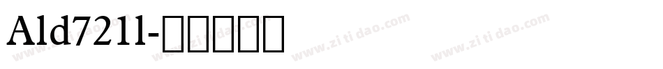 Ald721l字体转换
