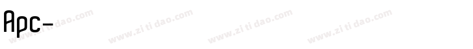 Apc字体转换
