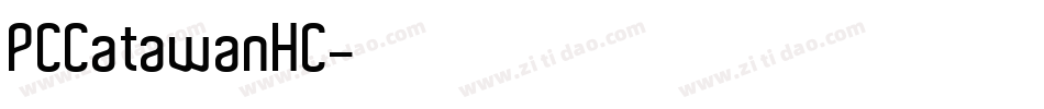 PCCatawanHC字体转换