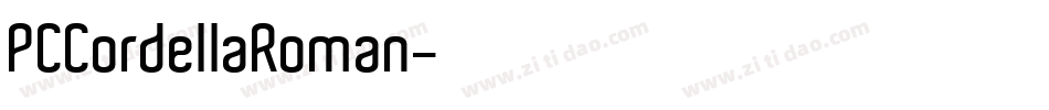 PCCordellaRoman字体转换