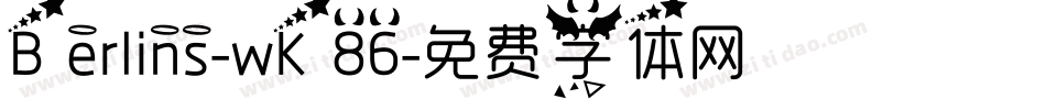 Berlins-wK86字体转换