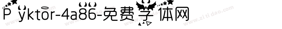 Pyktor-4a86字体转换