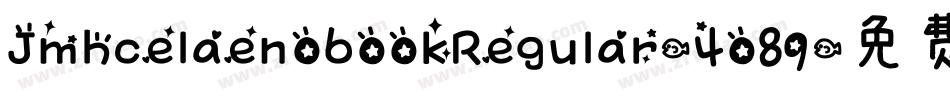 JmhcelaenobookRegular-4o89字体转换