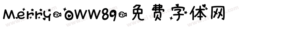 Merry-0WW89字体转换