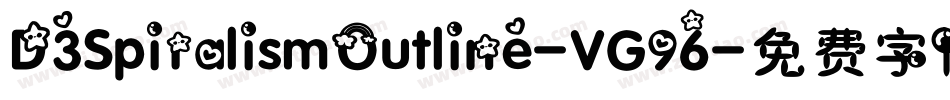 D3SpiralismOutline-VG96字体转换