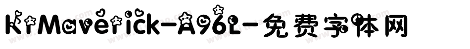 KrMaverick-A96L字体转换