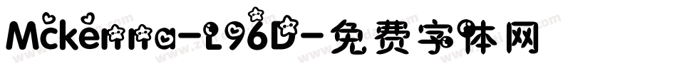 Mckenna-L96D字体转换