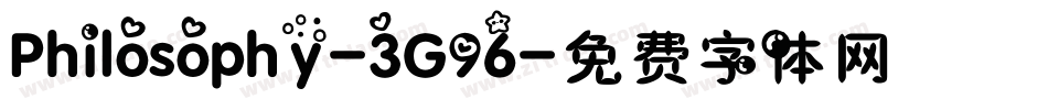 Philosophy-3G96字体转换