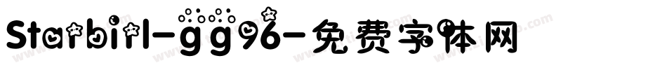 Starbirl-gg96字体转换