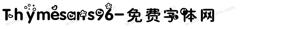 Thymesans96字体转换