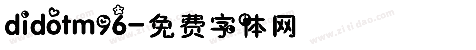 didotm96字体转换