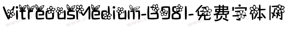 VitreousMedium-B98l字体转换