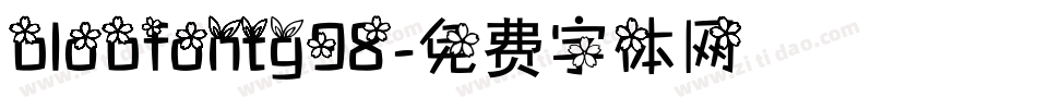 blobfontg98字体转换