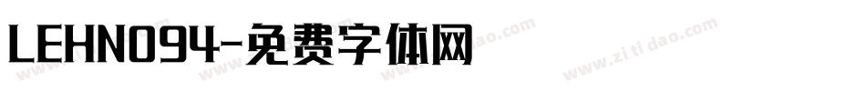 LEHN094字体转换