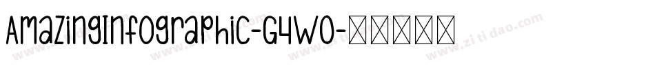AmazingInfographic-G4WO字体转换