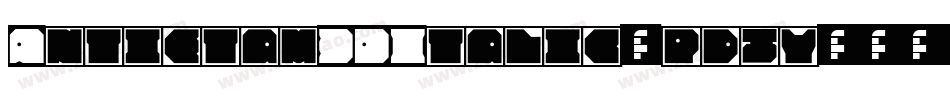 Antietam3DItalic-pdjy字体转换