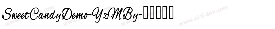 SweetCandyDemo-YzMBy字体转换