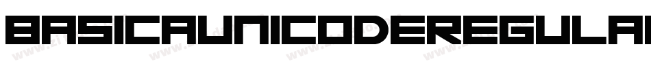 BasicaUnicodeRegular-m8y5字体转换