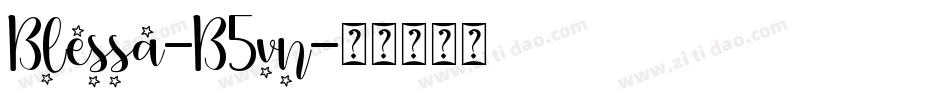 Blessa-B5vn字体转换