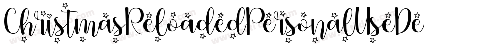 ChristmasReloadedPersonalUseDemo-nOy1字体转换