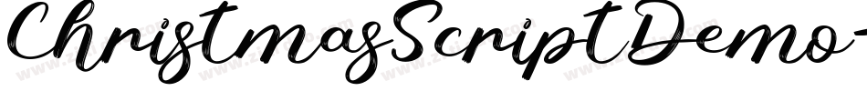 ChristmasScriptDemo-5Ro8字体转换
