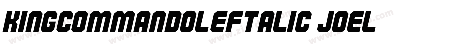 KingCommandoLeftalic-jOel字体转换