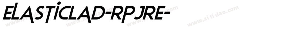 ElasticLad-RpJRE字体转换