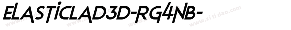 ElasticLad3D-rg4nB字体转换