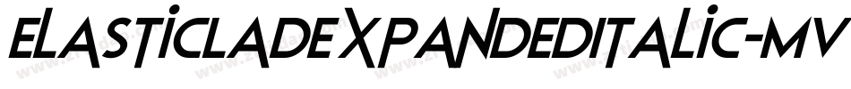 ElasticLadExpandedItalic-MVW6p字体转换