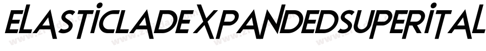 ElasticLadExpandedSuperital-lgK3w字体转换