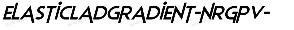 ElasticLadGradient-nRgpV字体转换