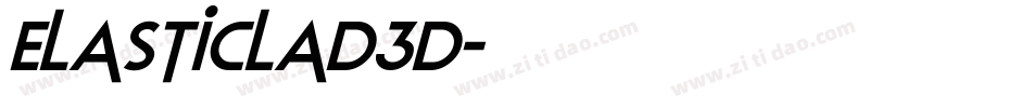 elasticlad3d字体转换