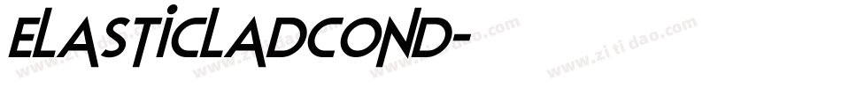 elasticladcond字体转换