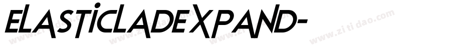 elasticladexpand字体转换