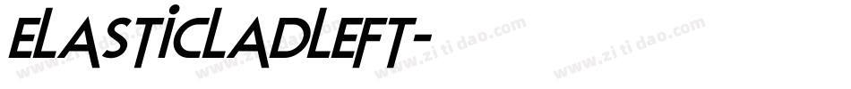 elasticladleft字体转换
