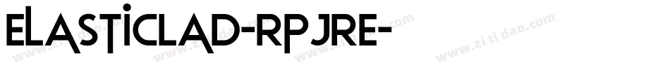 ElasticLad-RpJRE字体转换