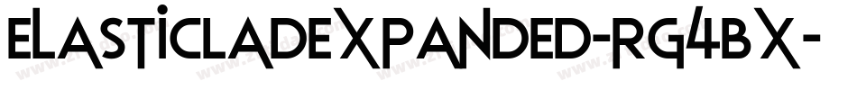 ElasticLadExpanded-rg4Bx字体转换