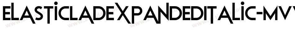 ElasticLadExpandedItalic-MVW6p字体转换