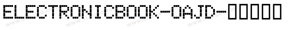 ElectronicBook-oAjd字体转换