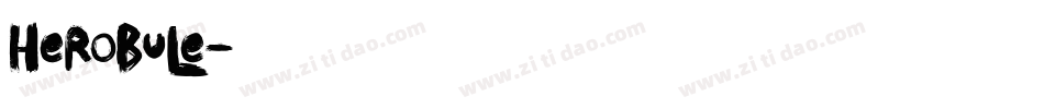 Herobule字体转换