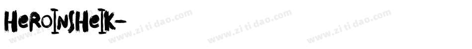 Heroinsheik字体转换