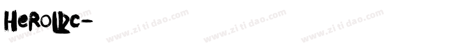 HeroldC字体转换
