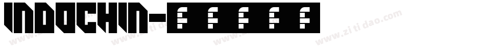 INDOCHIN字体转换