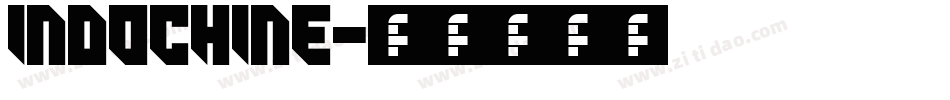 Indochine字体转换