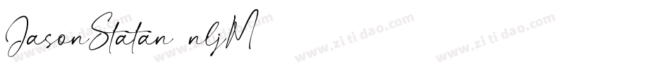 JasonStatan-nljM字体转换